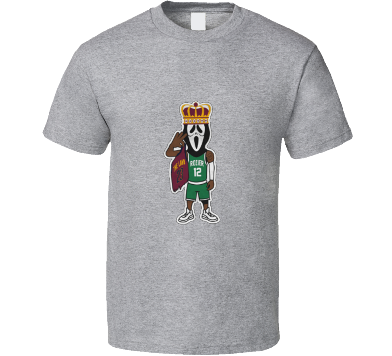 Scary Terry Rozier Scream Mask Lebron The King Boston Basketball Sport Grey T Shirt Scary Terry Rozier Scream Mask Lebron The King Boston Basketball Sport Grey T Shirt