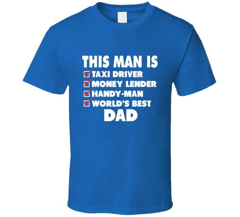 This Man Is Best Dad Eveer Fathers Day Papa Daddy Father T Shirt