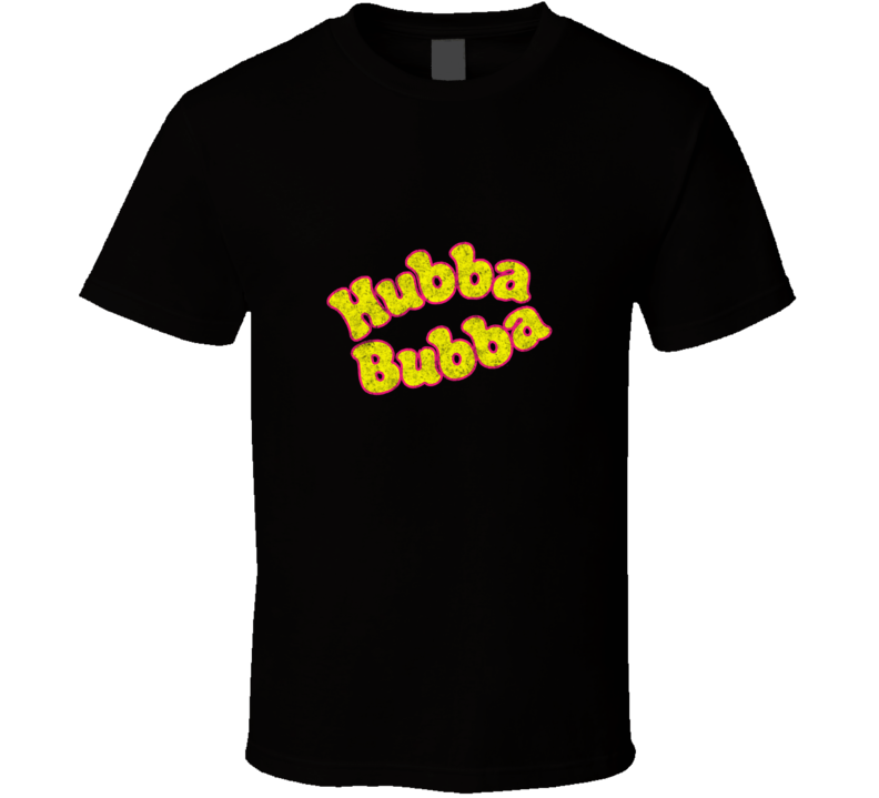 Hubba Bubba Chewing Bubble Gum Retro Vintage Distressed T Shirt