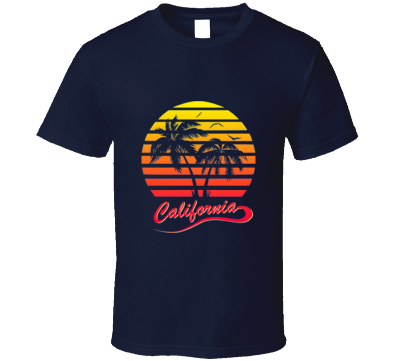 California Retro Vintage 80's Style Cool T Shirt California Retro Vintage 80's Style Cool T Shirt