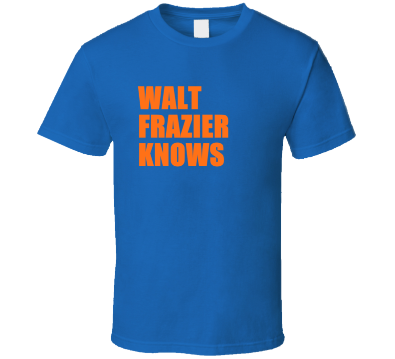 Walt Frazier Knows Retro Vintage New York Basketball T Shirt Walt Frazier Knows Retro Vintage New York Basketball T Shirt