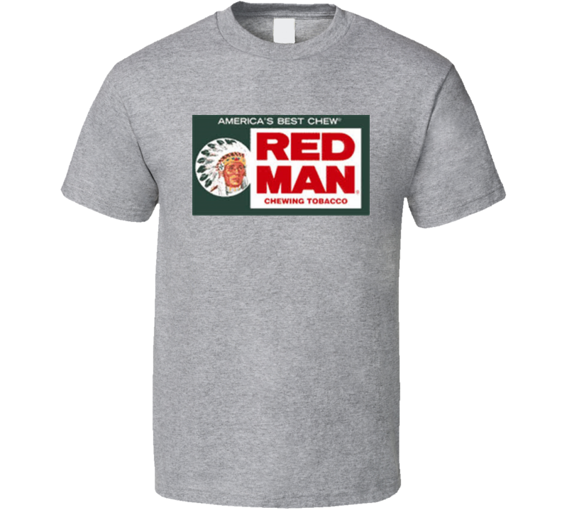 Red Man Chewing Tobacco American T Shirt Red Man Chewing Tobacco American T Shirt