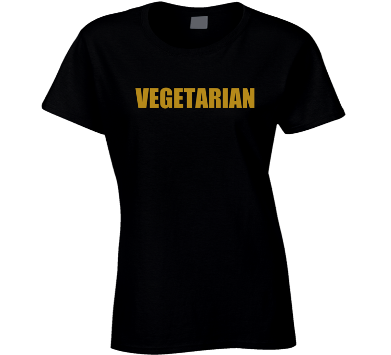 Vegetarian Vegan Animal Rights Actvist Ladies T Shirt