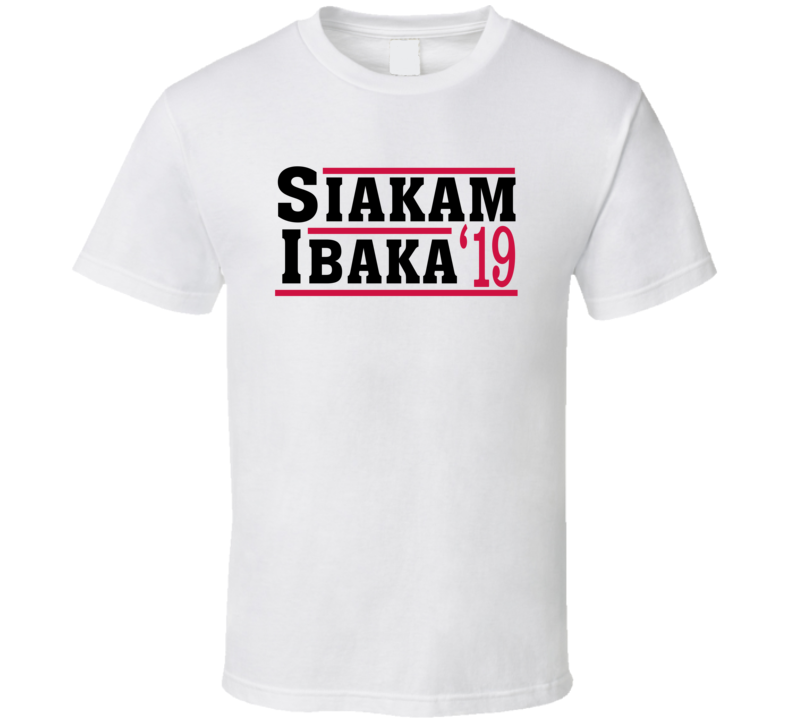 Pascal Siakam Serge Ibaka 2019 Toronto Election Style Champs Basketball Fan T Shirt Pascal Siakam Serge Ibaka 2019 Toronto Election Style Champs Basketball Fan T Shirt