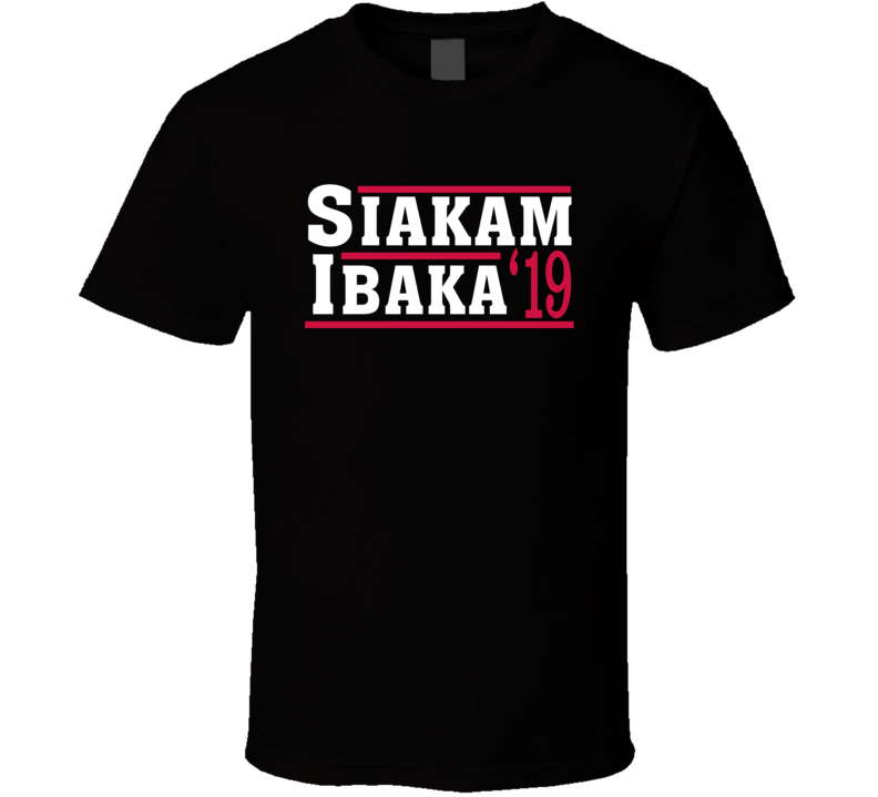Pascal Siakam Serge Ibaka 2019 Toronto Election Style Champs Basketball T Shirt Pascal Siakam Serge Ibaka 2019 Toronto Election Style Champs Basketball T Shirt