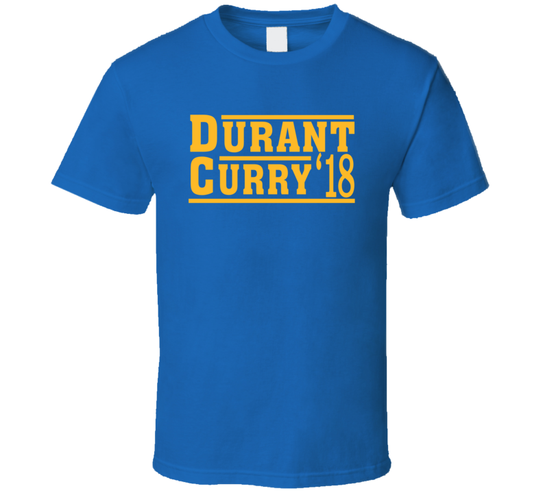 Kevin Durant Stephen Curry 2018 Golden State Election Style Champs Basketball T Shirt Kevin Durant Stephen Curry 2018 Golden State Election Style Champs Basketball T Shirt