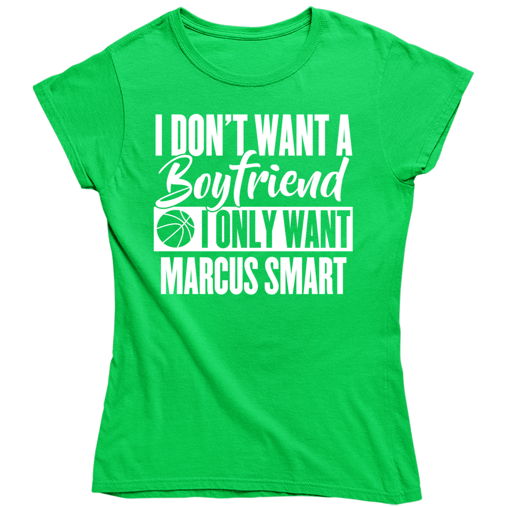 Marcus Smart Ladies Boyfriend Bostob Basketball Fan Ladies T Shirt Marcus Smart Ladies Boyfriend Bostob Basketball Fan Ladies T Shirt