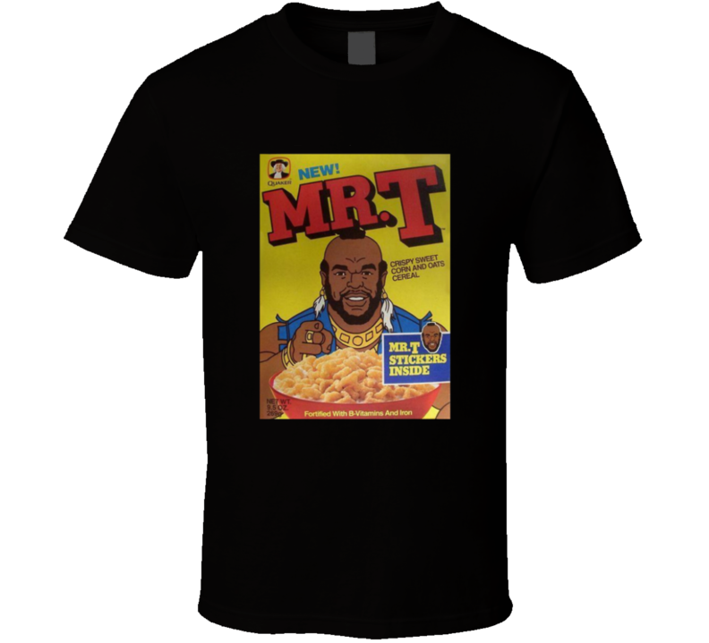 Mr. T Quaker Cereal T Shirt Mr. T Quaker Cereal T Shirt