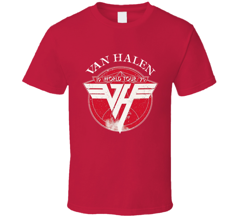 Eddie Van 1979 Tour Legend Rock Band Music T Shirt Eddie Van 1979 Tour Legend Rock Band Music T Shirt