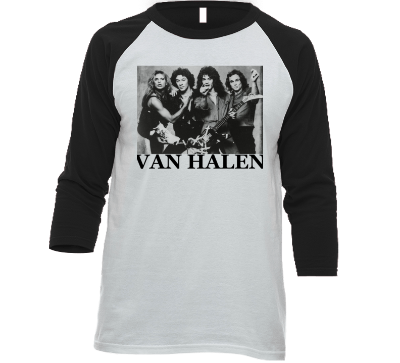 Van Rock Band Retro Vintage Raglan Rock N Roll T Shirt Van Rock Band Retro Vintage Raglan Rock N Roll T Shirt