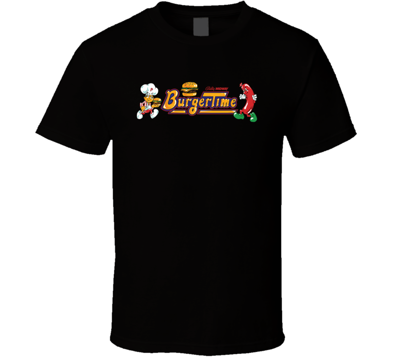Burgertime Retro Nes Video Game T Shirt Burgertime Retro Nes Video Game T Shirt