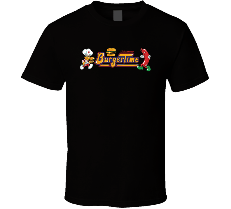 Burgertime Retro Nes Video Game T Shirt