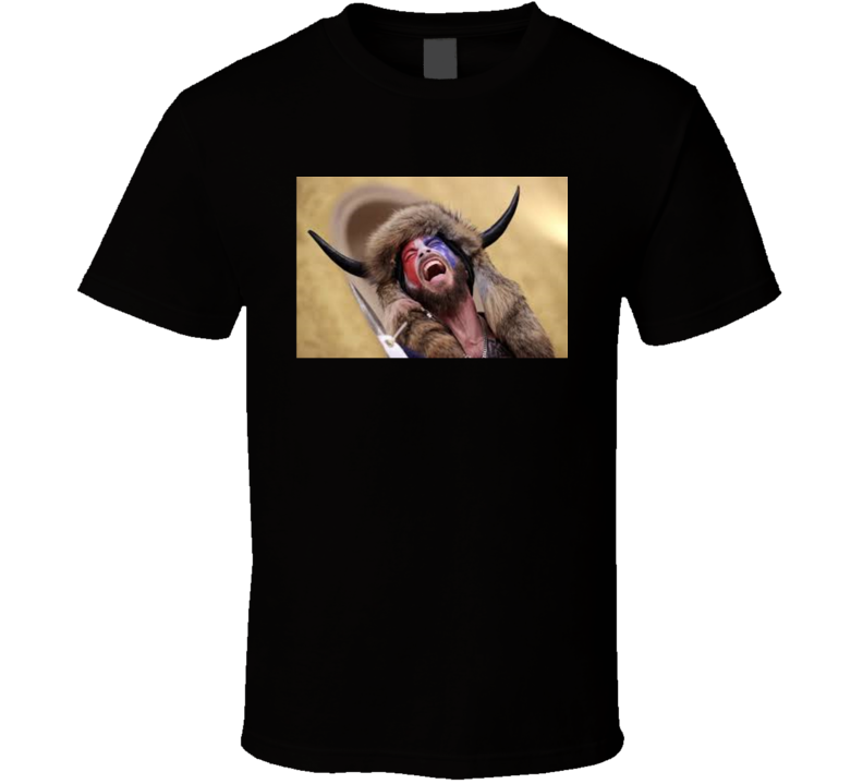 Jake Angeli Shirtless Man Horns Maga Trump Supporter T Shirt Jake Angeli Shirtless Man Horns Maga Trump Supporter T Shirt