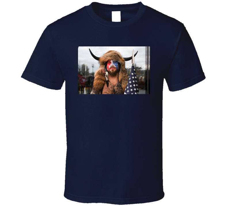 Jake Angeli Shirtless Horned Man Trump Maga Supporter T Shirt Jake Angeli Shirtless Horned Man Trump Maga Supporter T Shirt