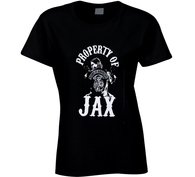 Property Of Jax Teller SOA Biker Tv Show Womens T Shirt Property Of Jax Teller SOA Biker Tv Show Womens T Shirt