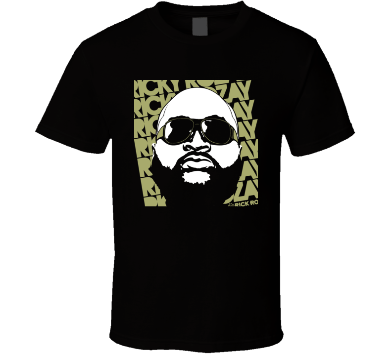 Ricky Rozay Rick Ross Cool Hip Hop Rap T Shirt Ricky Rozay Rick Ross Cool Hip Hop Rap T Shirt