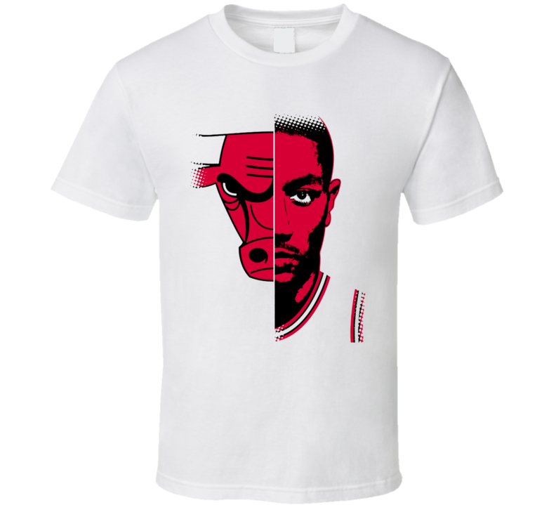 Derick Rose Chicago Basketball Gameface Bull T Shirt Derick Rose Chicago Basketball Gameface Bull T Shirt