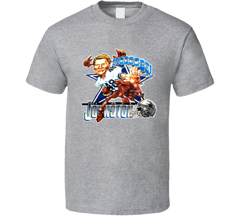 Daryl Moose Johnston Dallas Football Caricature Vintage T Shirt Daryl Moose Johnston Dallas Football Caricature Vintage T Shirt