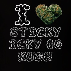 I Heart Love Sticky Icky OG Kush Strain Weed Marijuana Stoner Pot T Shirt 18437267