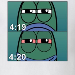 Funny Spongebob 419 420 Fish Stoner Weed High Joint Pot Head T Shirt 30844525