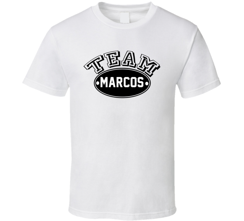 Team Marcos Family Reunion Last Name Sports T Shirt Team Marcos Family Reunion Last Name Sports T Shirt