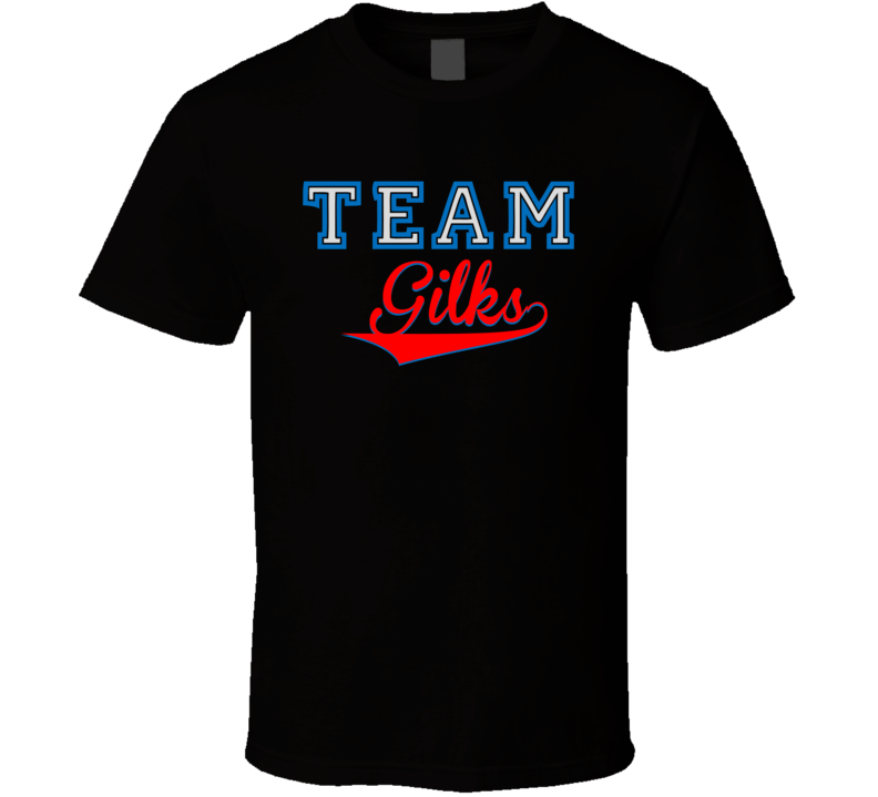 Team Gilks Custom Graphic Sports Last Name Family Reunion T Shirt