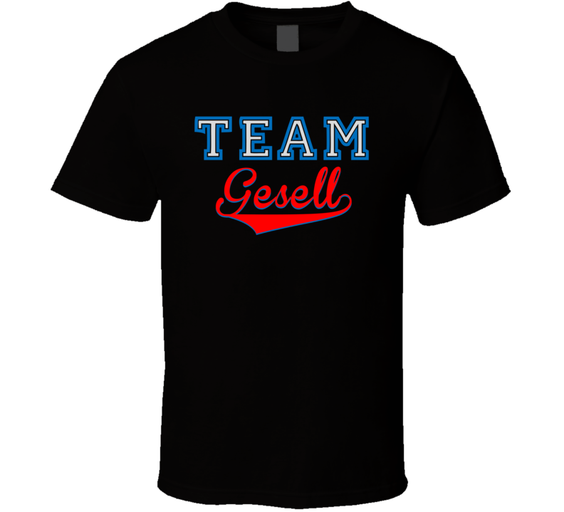 Team Gesell Custom Graphic Sports Last Name Family Reunion T Shirt