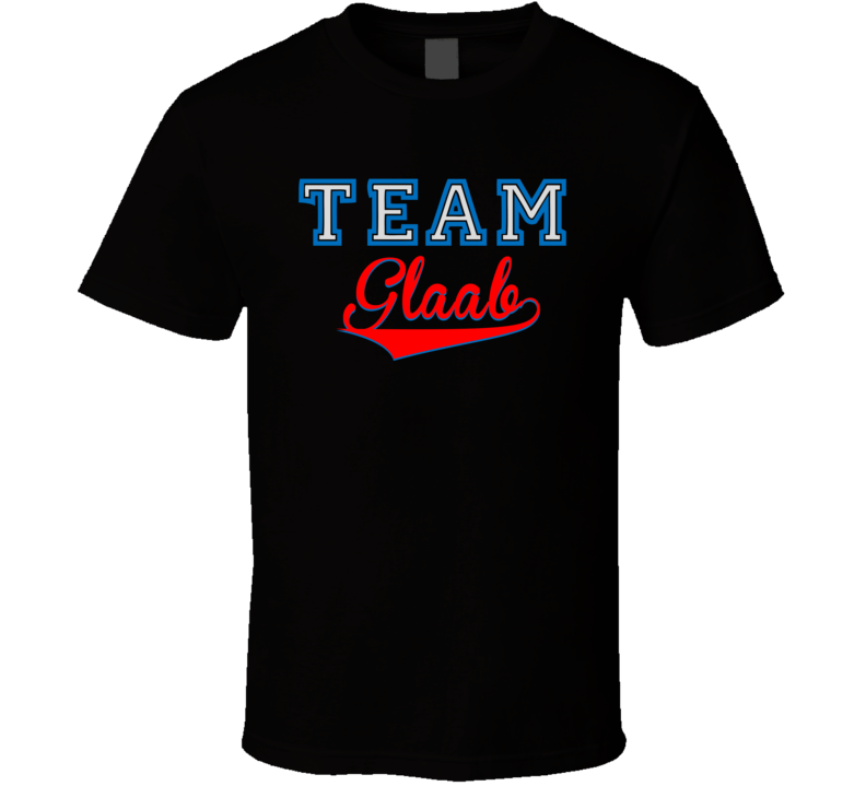 Team Glaab Custom Graphic Sports Last Name Family Reunion T Shirt