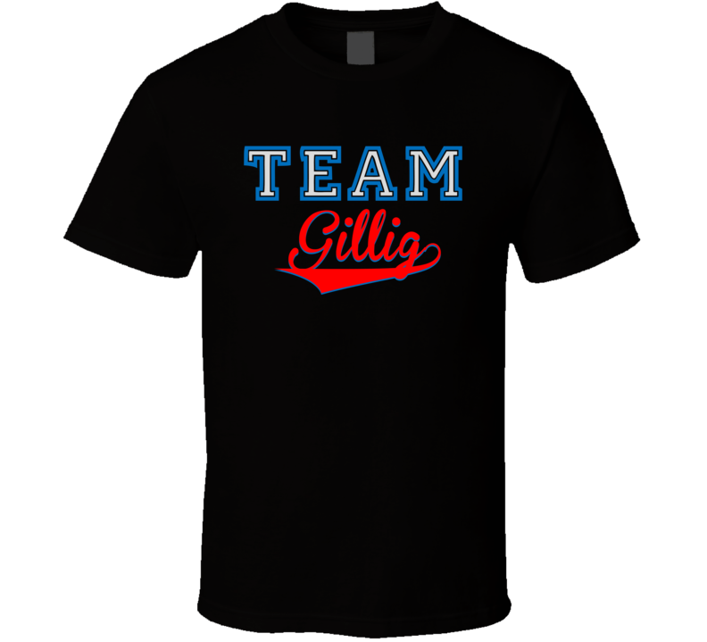 Team Gillig Custom Graphic Sports Last Name Family Reunion T Shirt