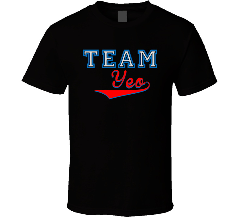 Team Yeo Custom Graphic Sports Last Name Family Reunion T Shirt