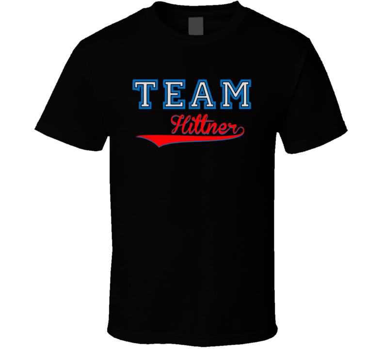 Team Hiltner Custom Graphic Sports Last Name Family Reunion T Shirt