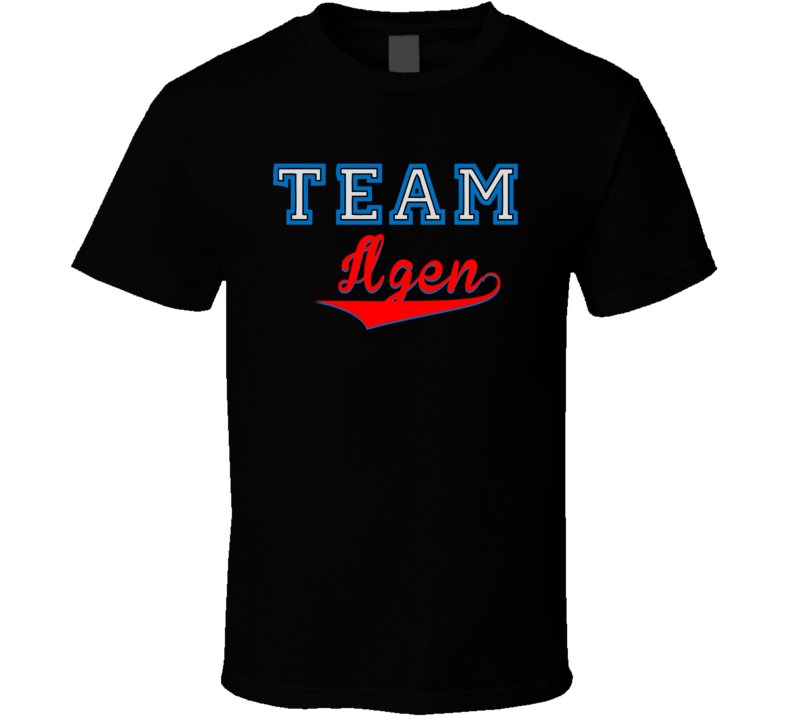 Team Ilgen Custom Graphic Sports Last Name Family Reunion T Shirt