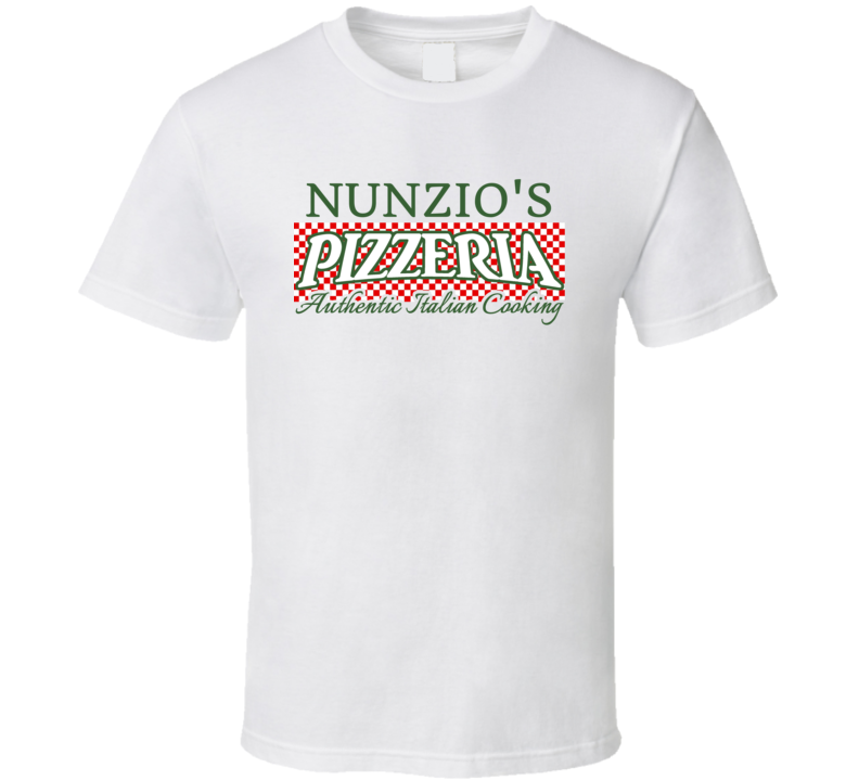 Nunzio's Pizzeria Personalized Name Italian Theme T Shirt