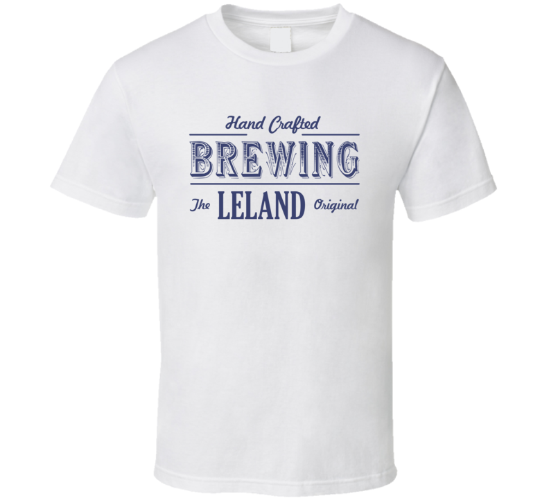 Leland Brewing Company Cool Personalized Beer Party T Shirt