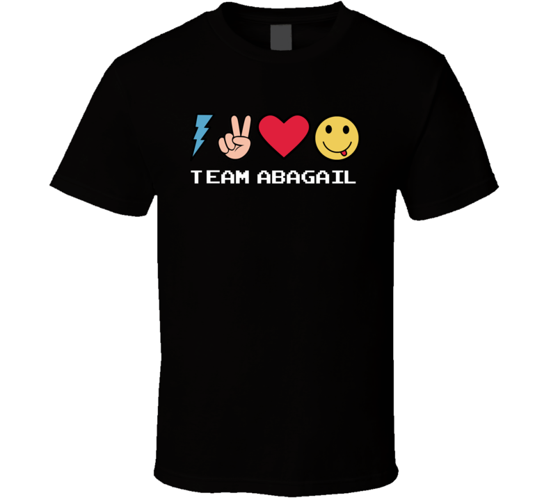 Team Abagail Custom Name Trending Gwen Emoji Heart T Shirt Team Abagail Custom Name Trending Gwen Emoji Heart T Shirt