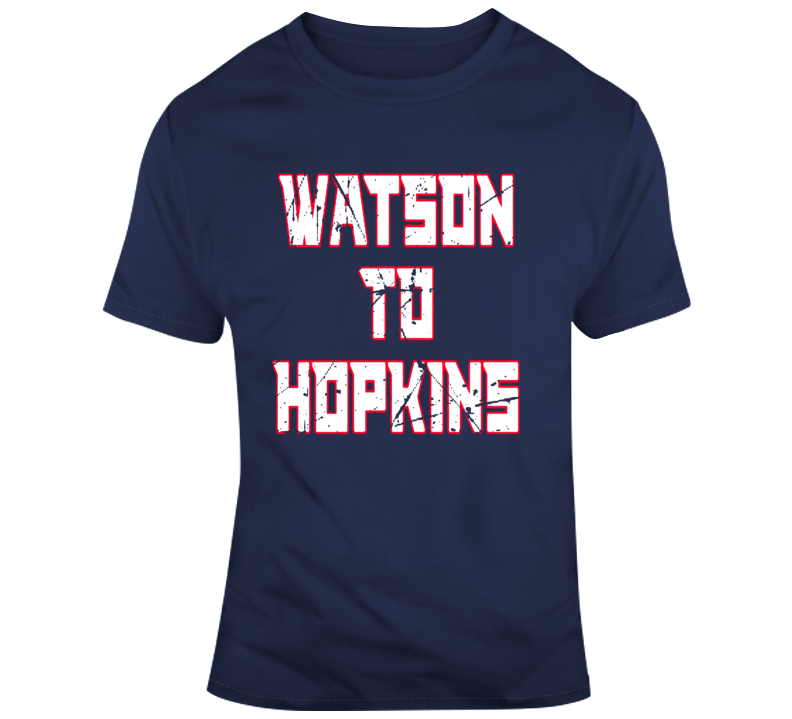 Houston Watson To Hopkins Touchdown Distressed T Shirt