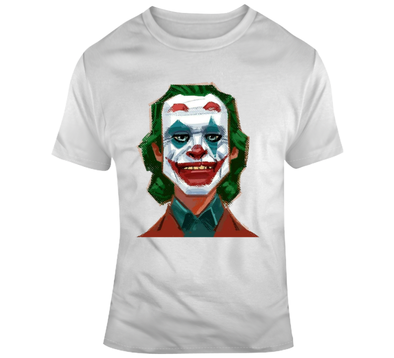 The Joker Joaquin Phoenix Caricature Movie Fan T Shirt The Joker Joaquin Phoenix Caricature Movie Fan T Shirt