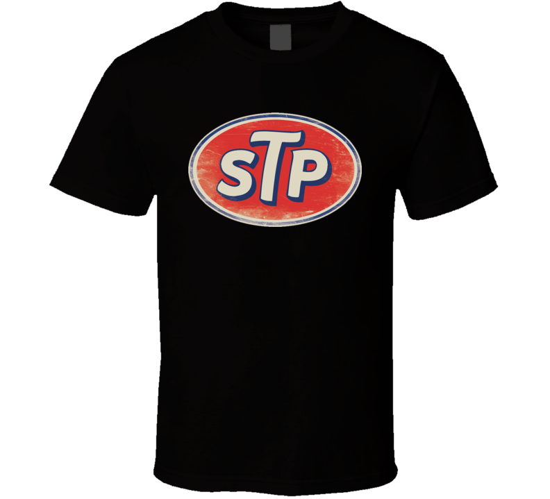 New STP Vintage Logo Distressed Auto Racing Motor T Shirt New STP Vintage Logo Distressed Auto Racing Motor T Shirt