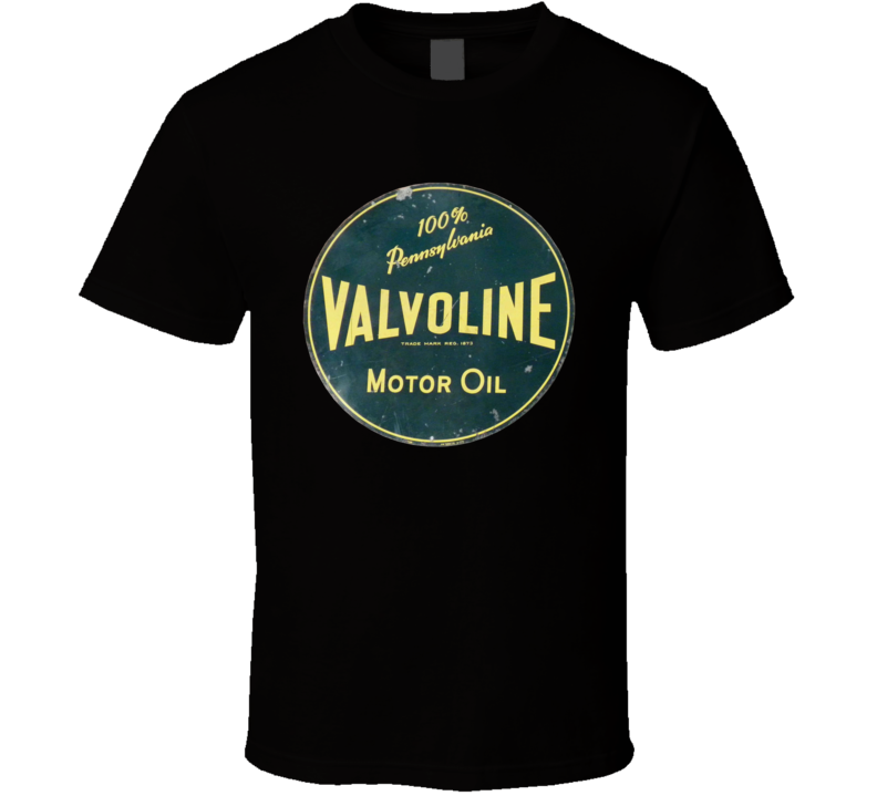 New Valvoline Vintage Logo Distressed Look Motor Car Oil T Shirt New Valvoline Vintage Logo Distressed Look Motor Car Oil T Shirt