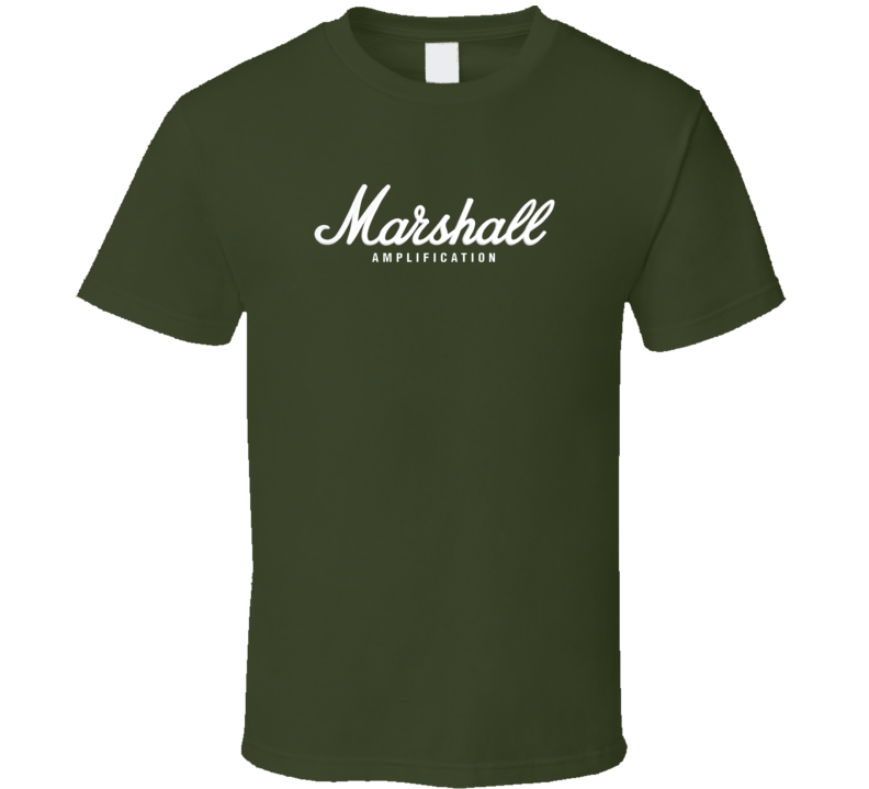New Marshall AMP rock band music guitar Army Green T Shirt New Marshall AMP rock band music guitar Army Green T Shirt