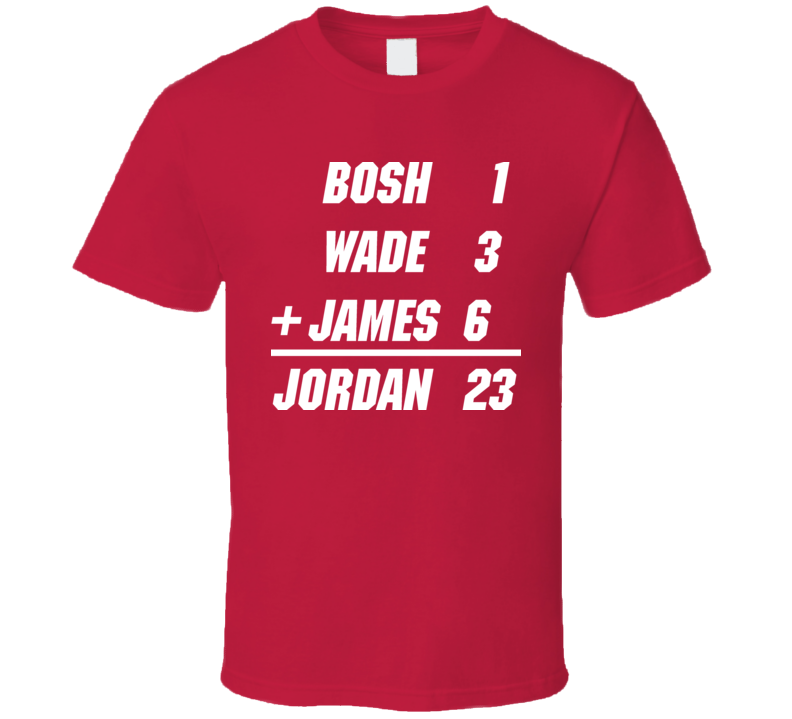 Bosh Wade James Jordan T Shirt Bosh Wade James Jordan T Shirt