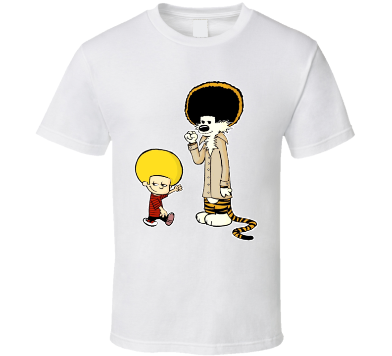 New Afro Calvin And Hobbes T Shirt New Afro Calvin And Hobbes T Shirt
