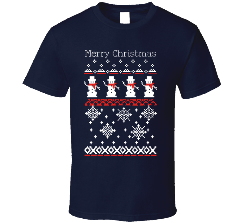 New Ugly Christmas Sweater Party Men Women Snowman T Shirt New Ugly Christmas Sweater Party Men Women Snowman T Shirt