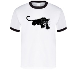 Black Panthers Rise Up Black Lives Matter Retro Vintage Poltical Black Ringer T Shirt 33505376
