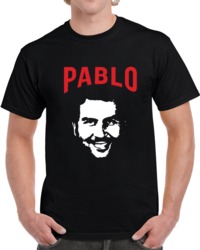 Pablo Escobar Cool Silhouette Narcos Drug Lord Colombian Gangster T Shirt 33869860
