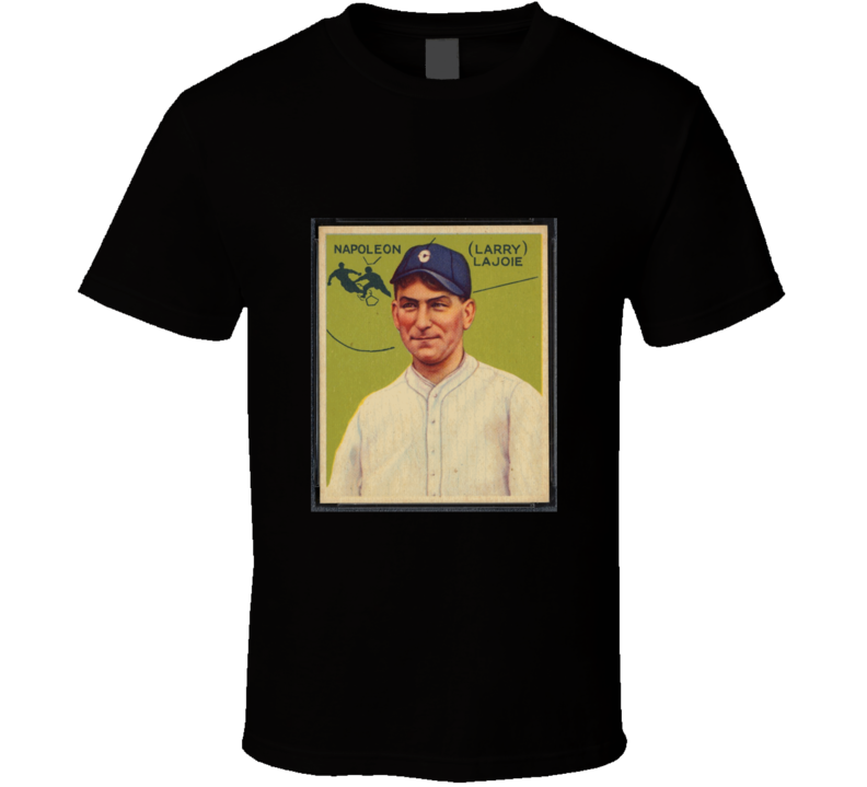 Napoleon Larry Nap Lajoie baseball card tshirt 1933 Napoleon Larry Nap Lajoie baseball card tshirt 1933