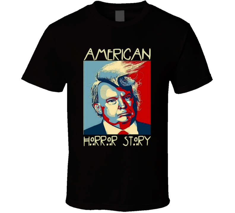 donald trump american horror story funny parody halloween tshirt 