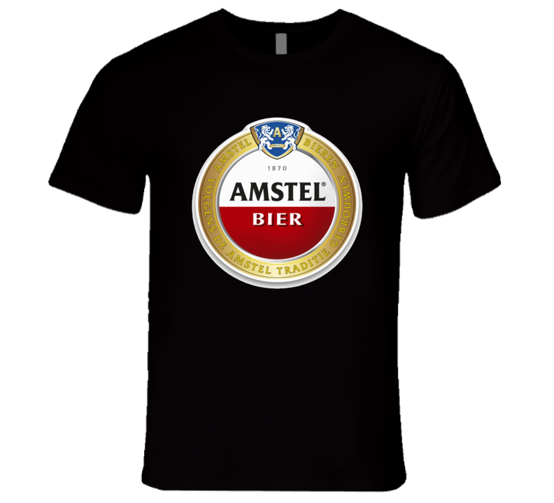 Amstel Bier Logo Graphic Tshirt Amstel Bier Logo Graphic Tshirt