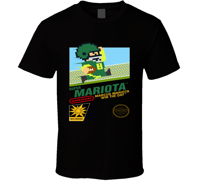 Super Mariota Oregon Ducks Marcus Mariota Ncaa Football Super Mario Prody T Shirt Super Mariota Oregon Ducks Marcus Mariota Ncaa Football Super Mario Prody T Shirt