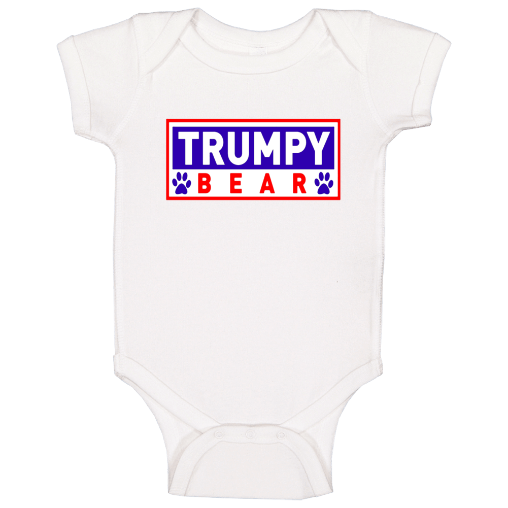 Trumpy Bear Logo Graphic Baby One Piece Trumpy Bear Logo Graphic Baby One Piece